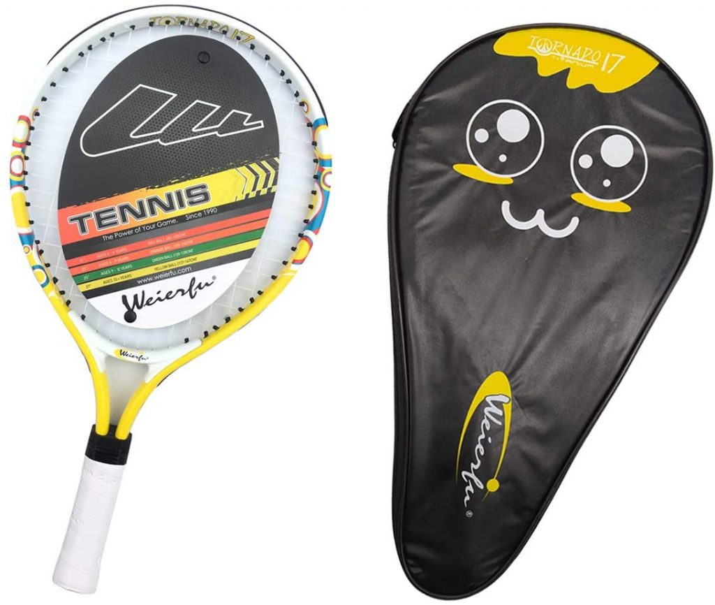 Regail 23 Kids Junior Tennis Racquet for Kids Children Boys Girls Tennis Rackets with Racket Cover 