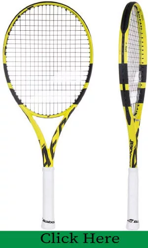 Babolat Pure Aero on first in best tennis racquets for increase your spin shots