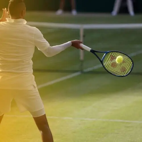 Nick Kyrgios Playing with Yonex Tennis Racquet