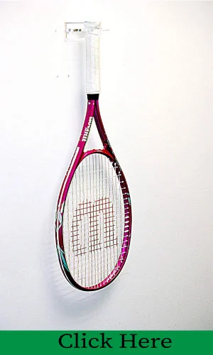 Display Wall Mount Only for Single tennis Racquet