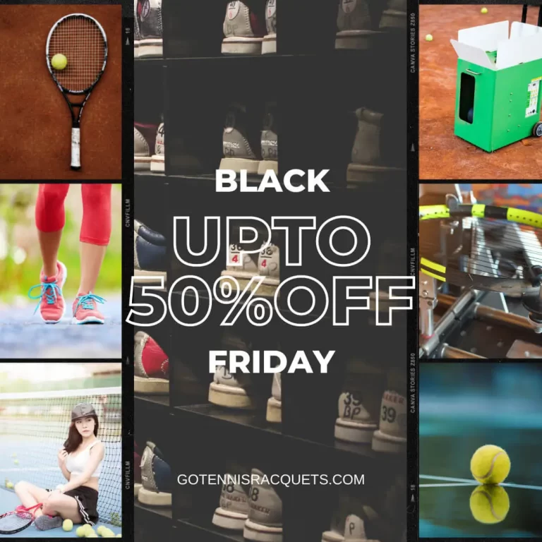Black Friday Tennis Racquets, Shoes, Balls, Ball Machine Deals