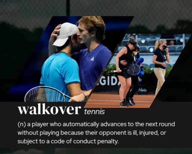 What Does Walkover in Tennis Means?